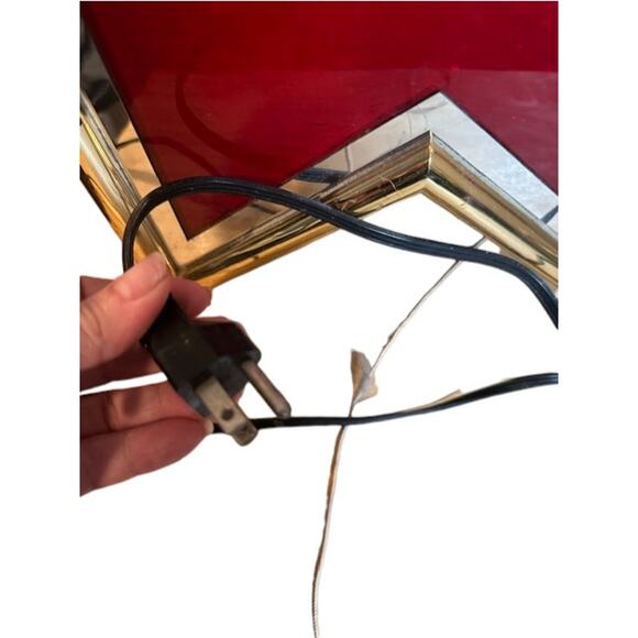 VTG Anheuser Busch Michelob Light Up Clock Art Deco Wall Clock Tested Working - Picture 6 of 6